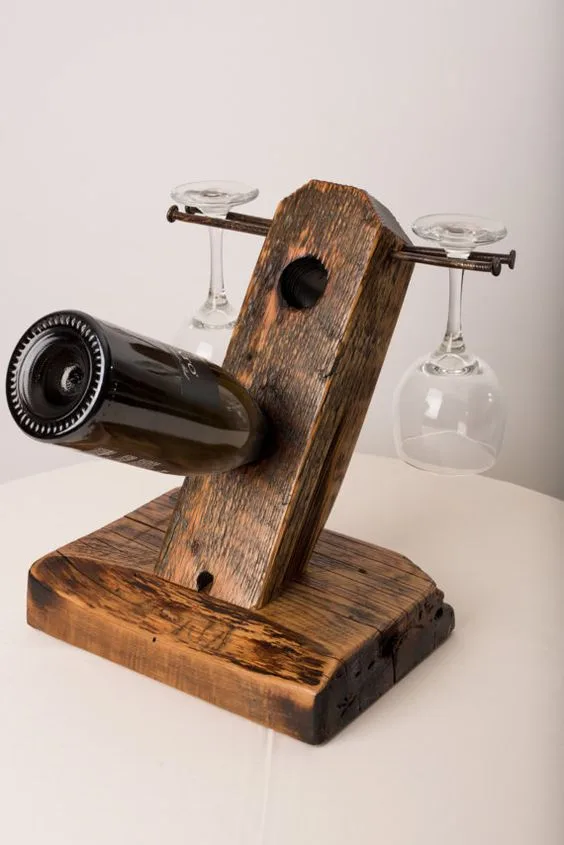 Comment fabriquer un porte-bouteille design ?