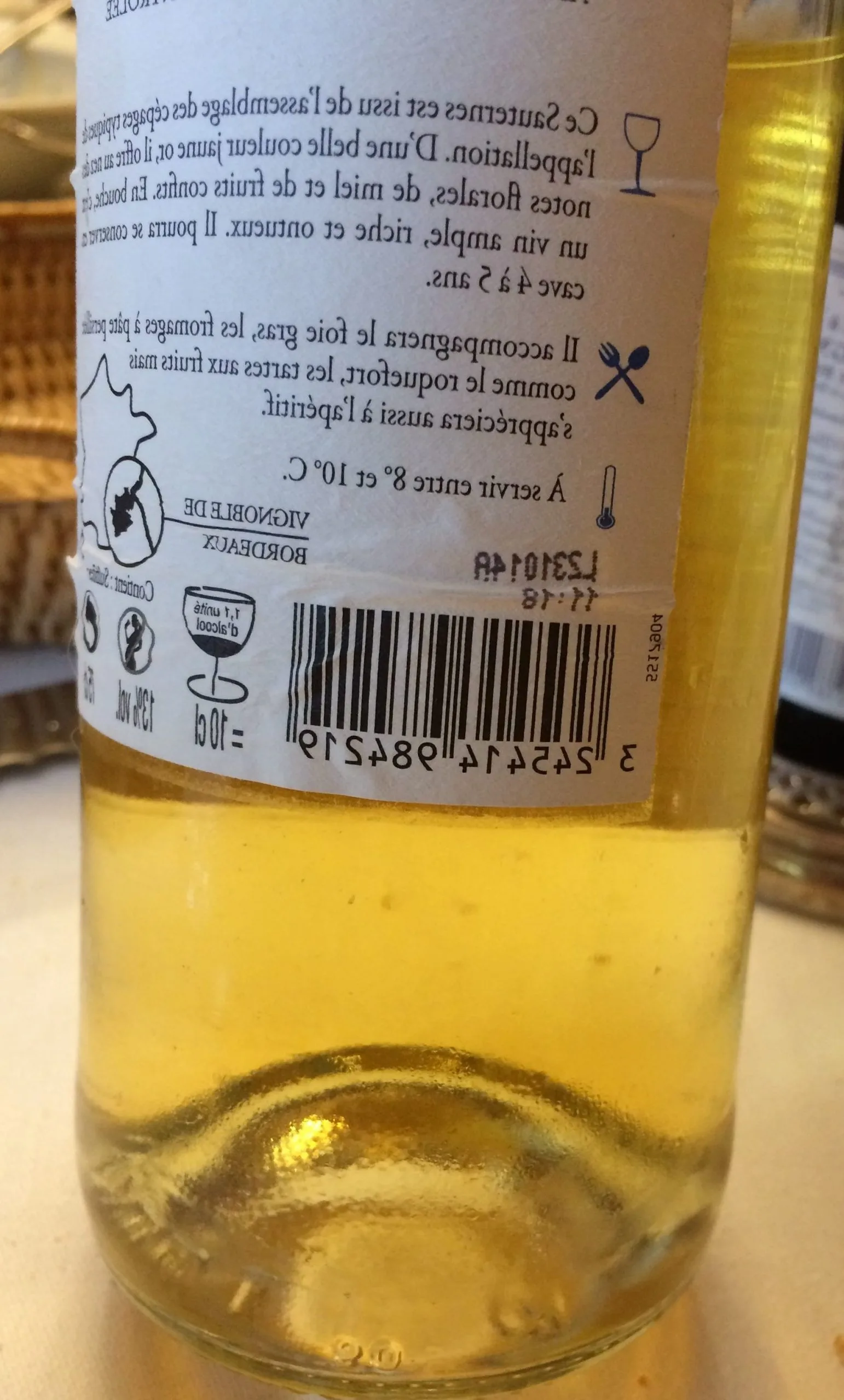 Quel plat avec du Chardonnay blanc ?