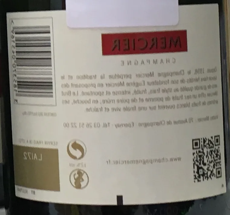 Champagne mercier